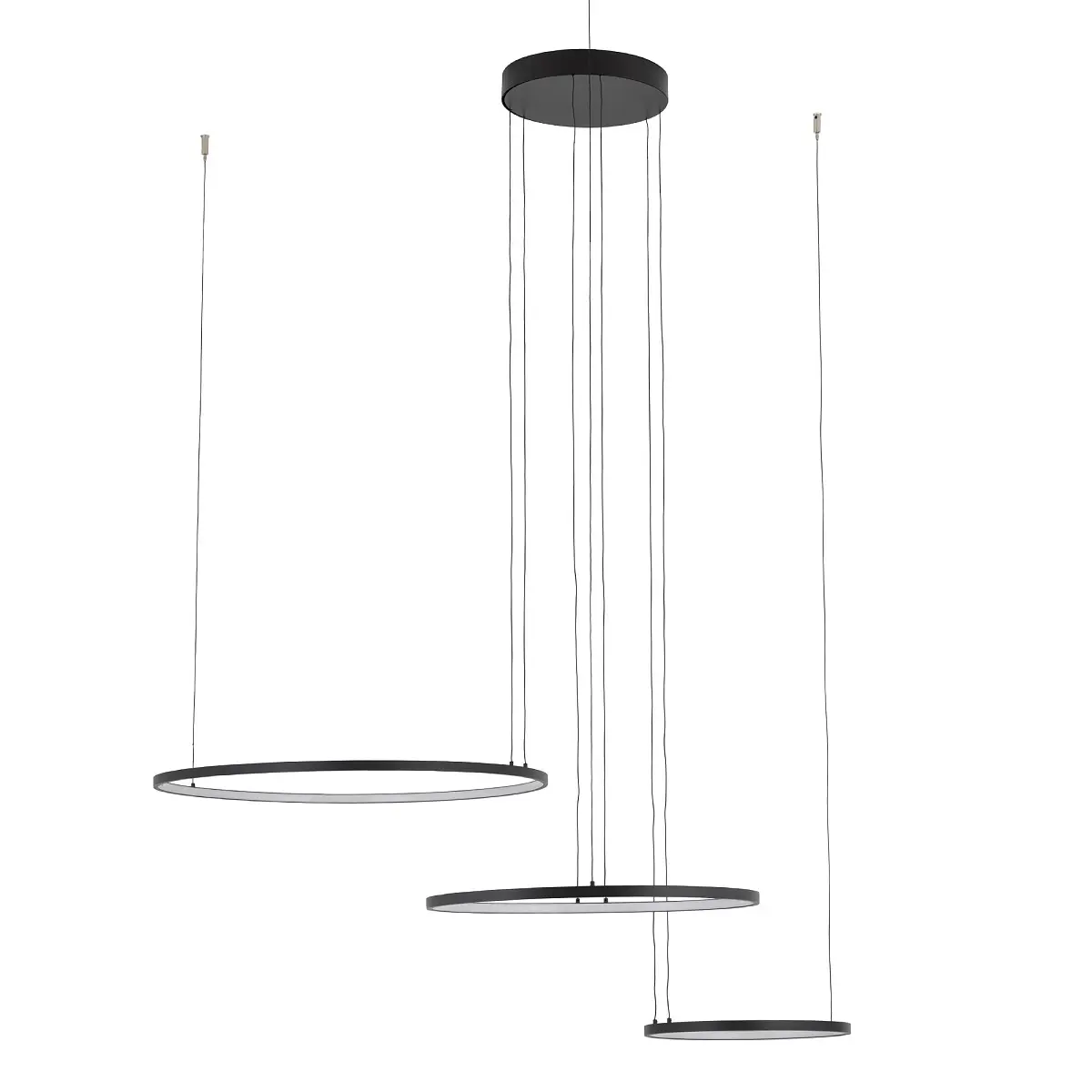 Lampa wisząca CIRCOLO POWER LED 3000K czarna 11648 - Nowodvorski Lighting