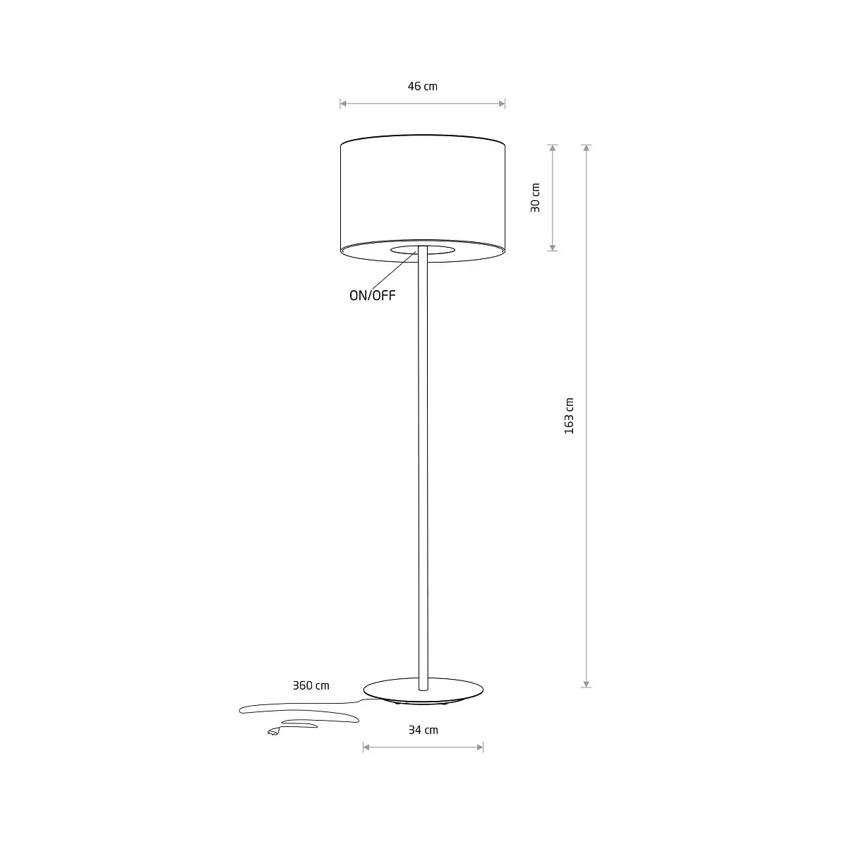 Lampa podłogowa LAGO 11676 - Nowodvorski Lighting - obrazek 4
