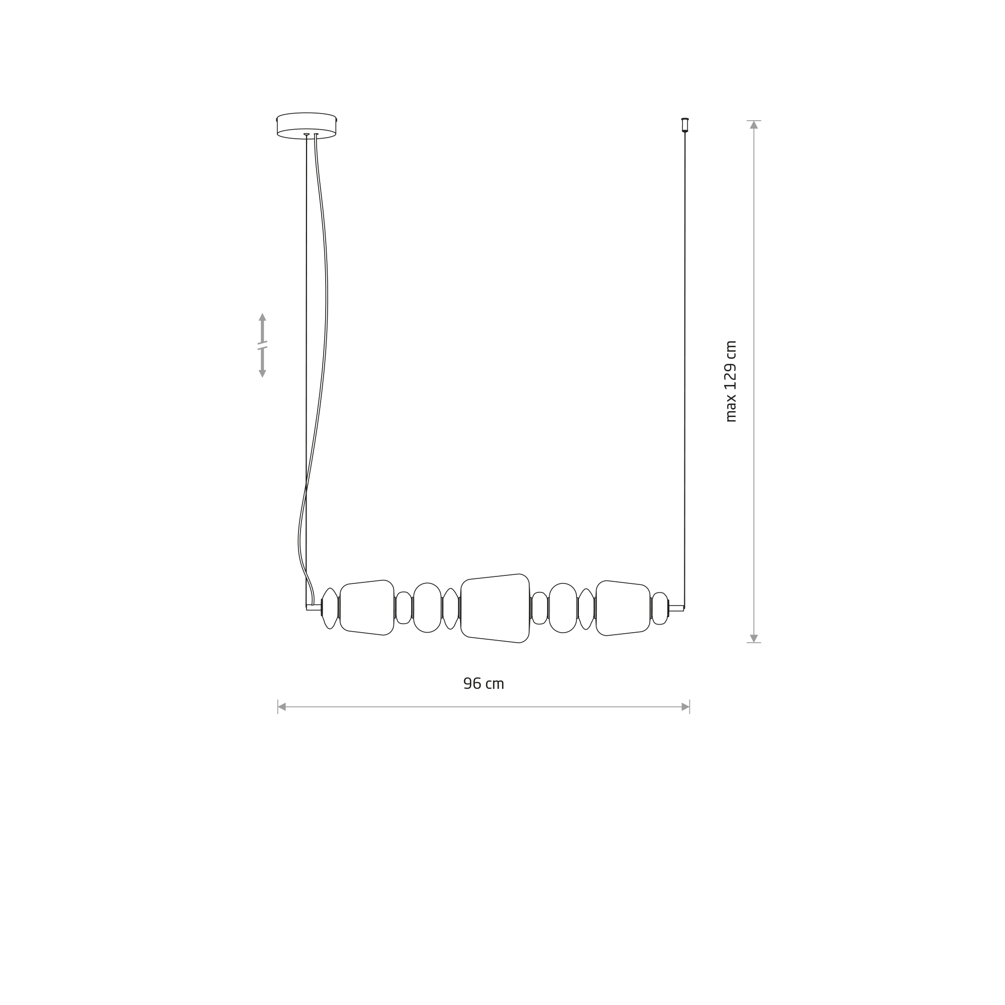 Lampa wisząca CERAMIC HORIZONTAL LED 26W 11699 - Nowodvorski Lighting - obrazek 7