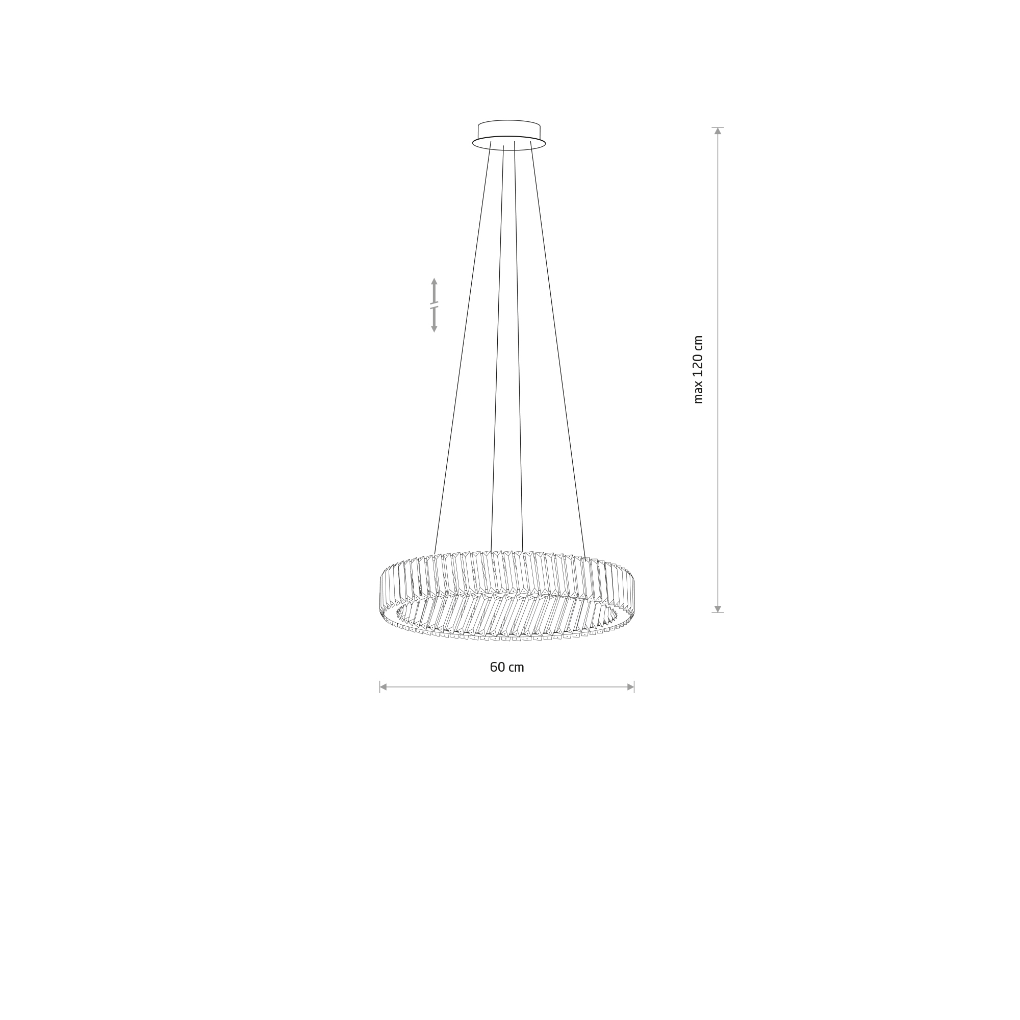 Lampa wisząca LUXORA ROUND LED 30W 11705 - Nowodvorski Lighting - obrazek 10