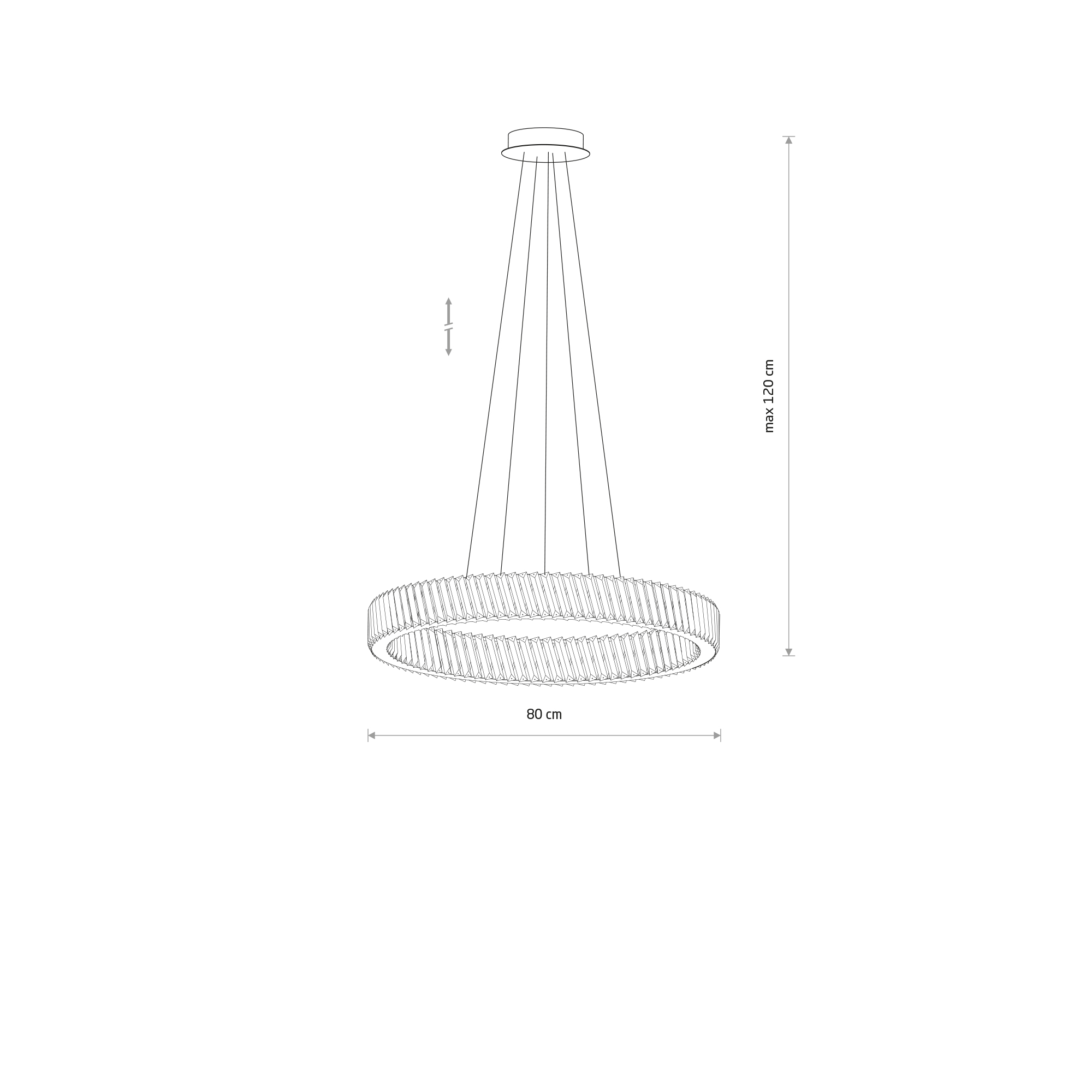 Lampa wisząca LUXORA ROUND LED 38W 11706 - Nowodvorski Lighting - obrazek 8