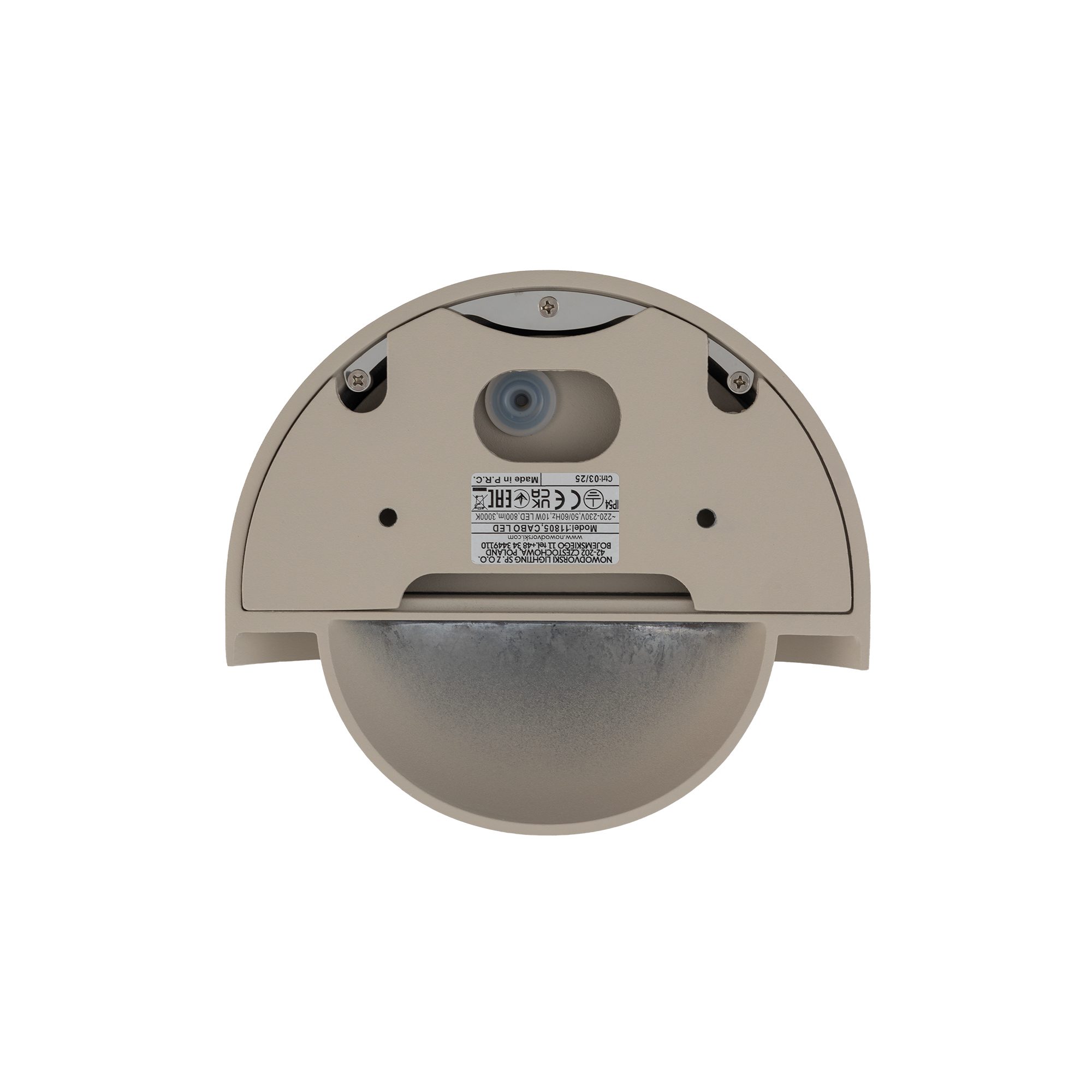 Kinkiet zewnętrzny CABO LED IP54 piaskowy 11805 - Nowodvorski Lighting - obrazek 6