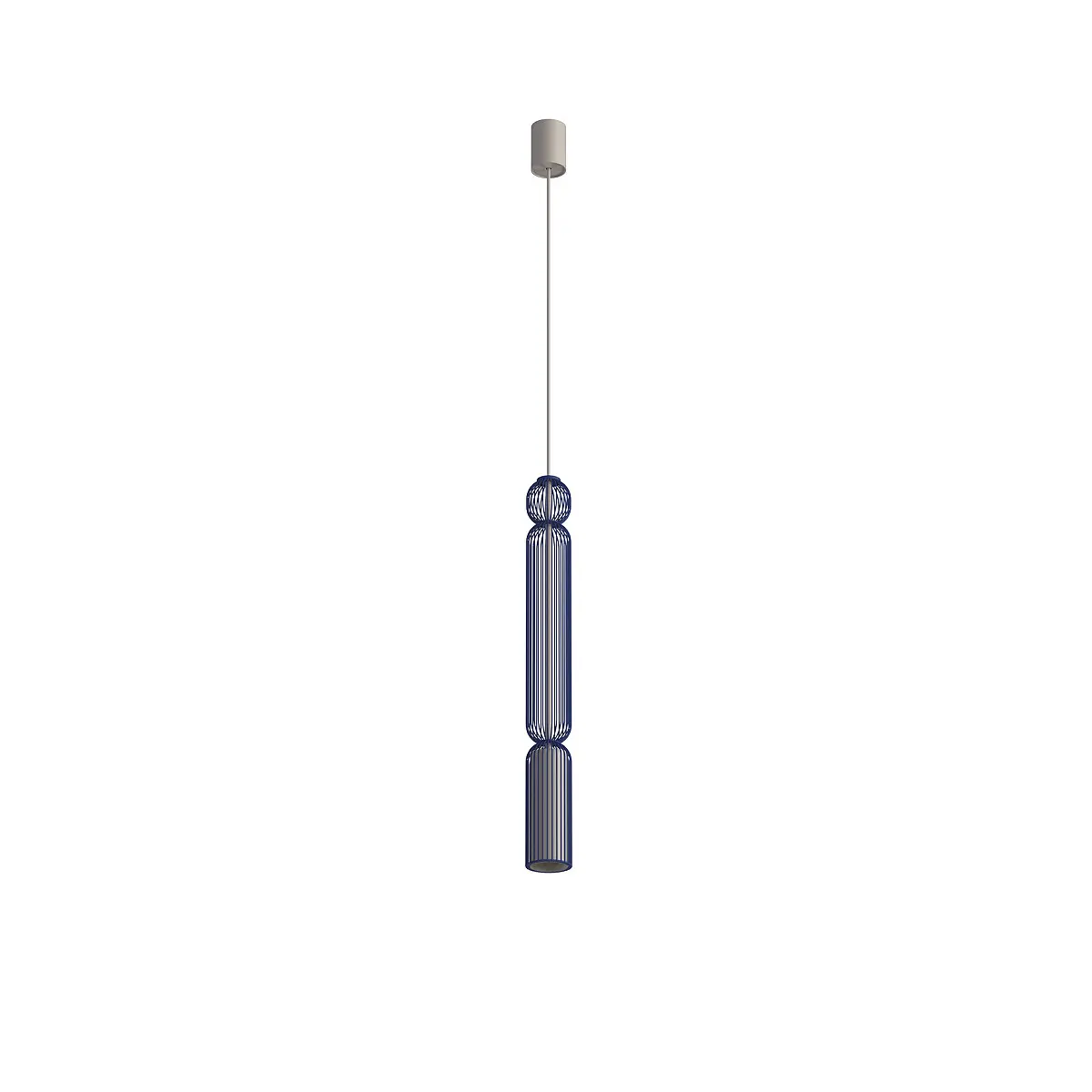 Lampa wisząca SINGLES A granatowy / beżowy 12196 - Nowodvorski Lighting