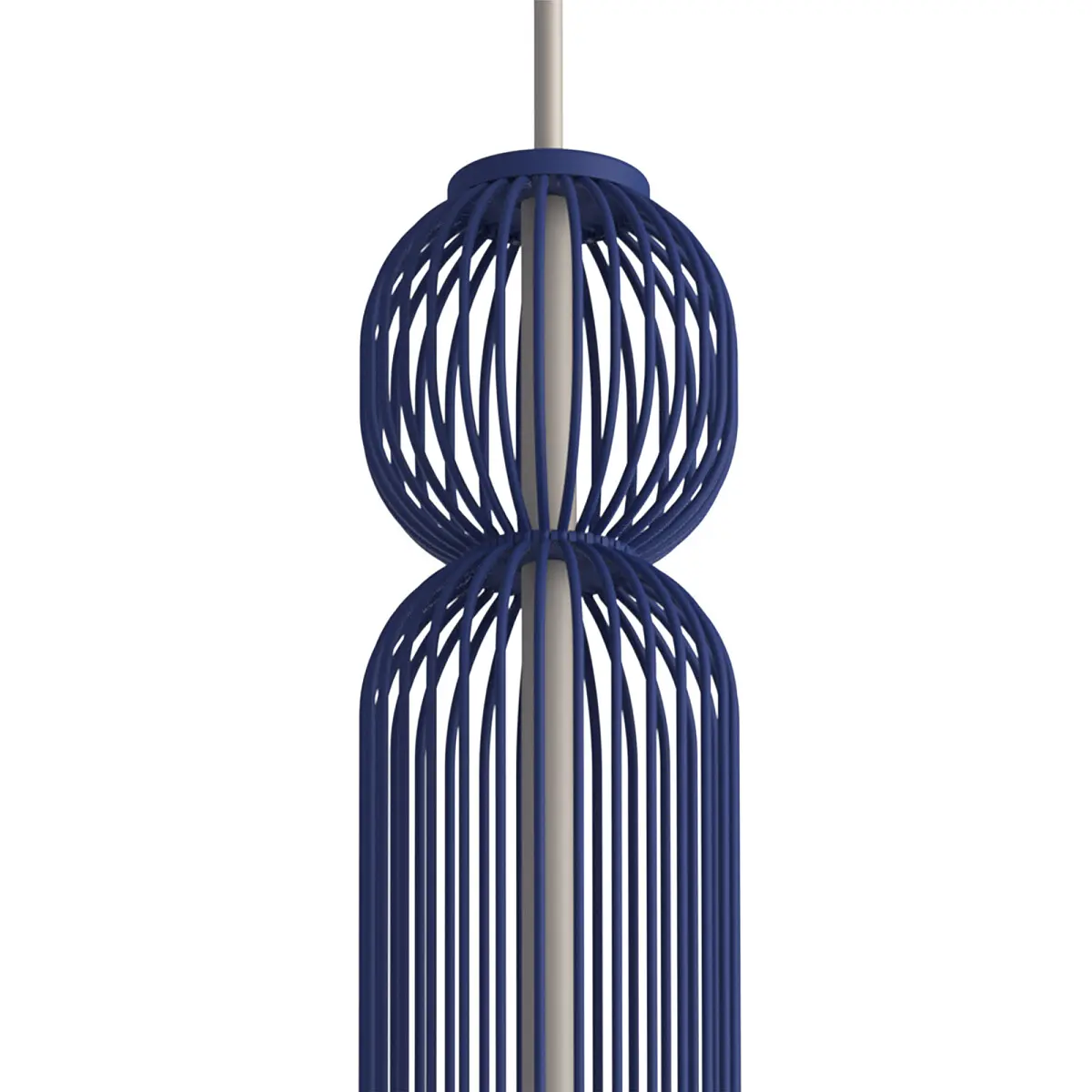 Lampa wisząca SINGLES A granatowy / beżowy 12196 - Nowodvorski Lighting - obrazek 5