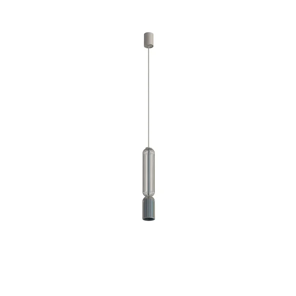 Lampa wisząca SINGLES B beżowa / jedwabisty grafit 12200 - Nowodvorski Lighting
