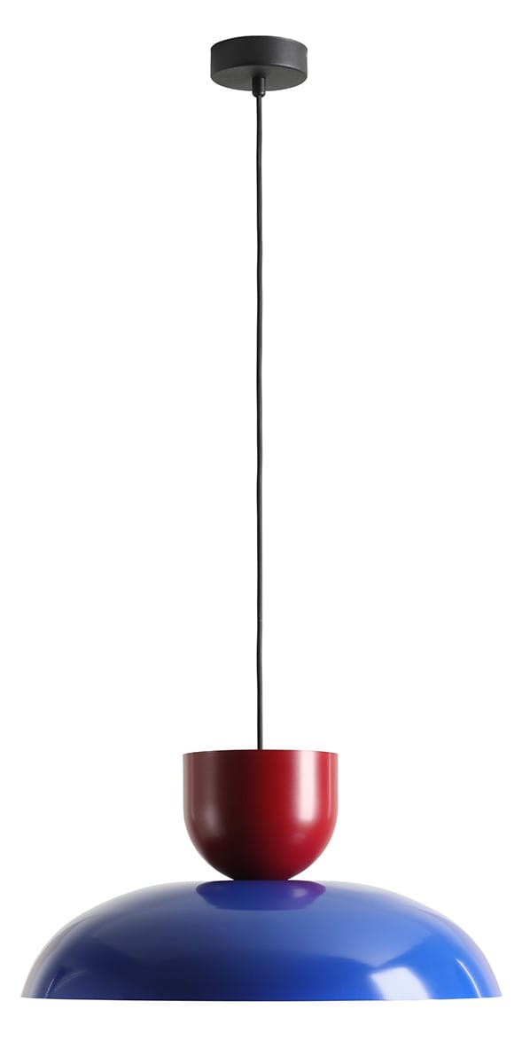 Lampa wisząca ELLA DARK COBALT + RED WINE (47 + 15) 1144G25_15_C - Aldex