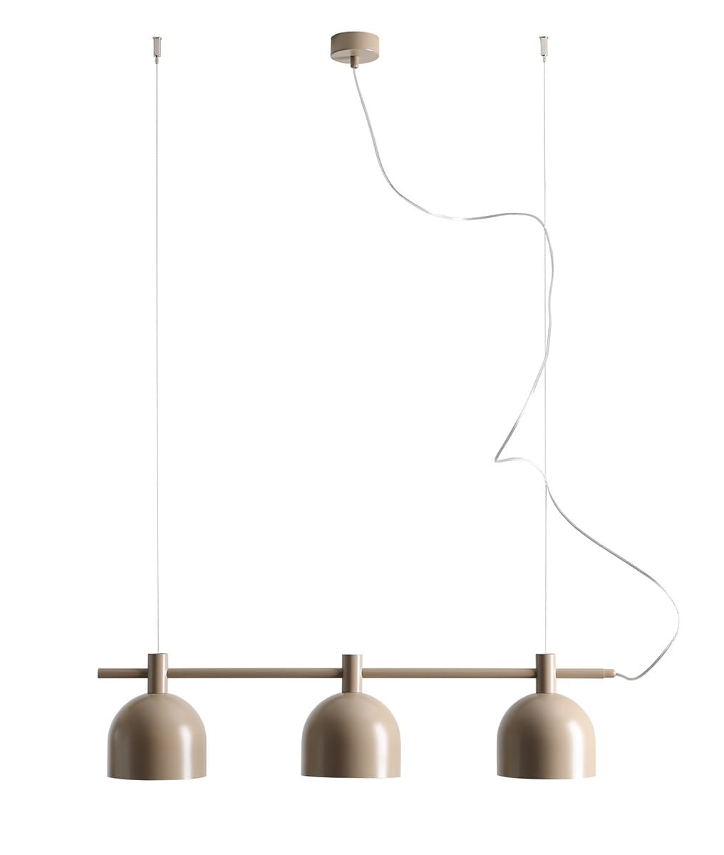 Lampa wisząca BERYL 3 BEIGE 976E_17 - Aldex