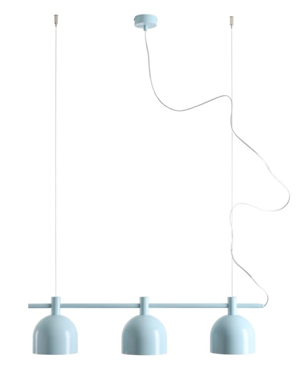 Lampa wisząca BERYL 3 BABY BLUE 976E_29 - Aldex