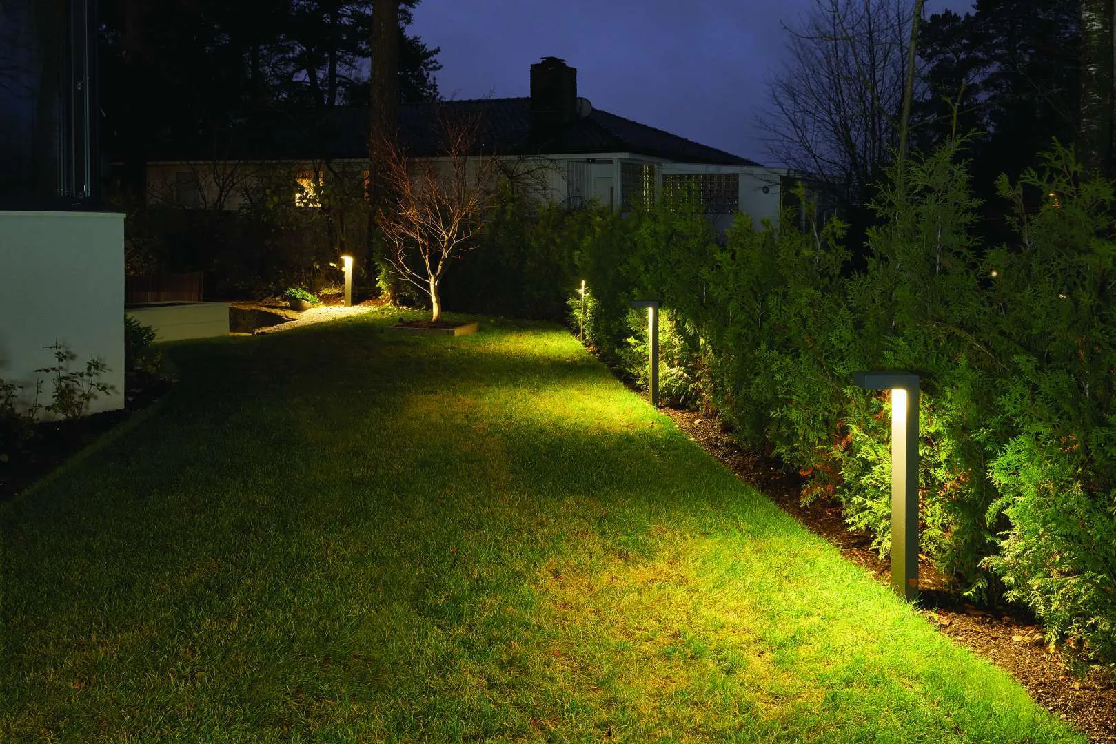 Lampa stojąca słupek ogrodowy ASKER LED 1311B - Norlys - obrazek 3