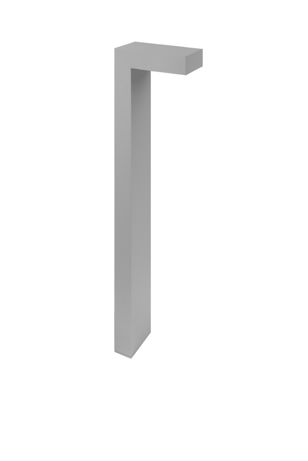 Lampa stojąca ASKER BOLLARD PRO SREBRNY VSM LENS - Norlys