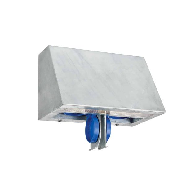 Kinkiet ogrodowy SKI LED z gniazdkiem SCHUKO DIM 1390B - Norlys