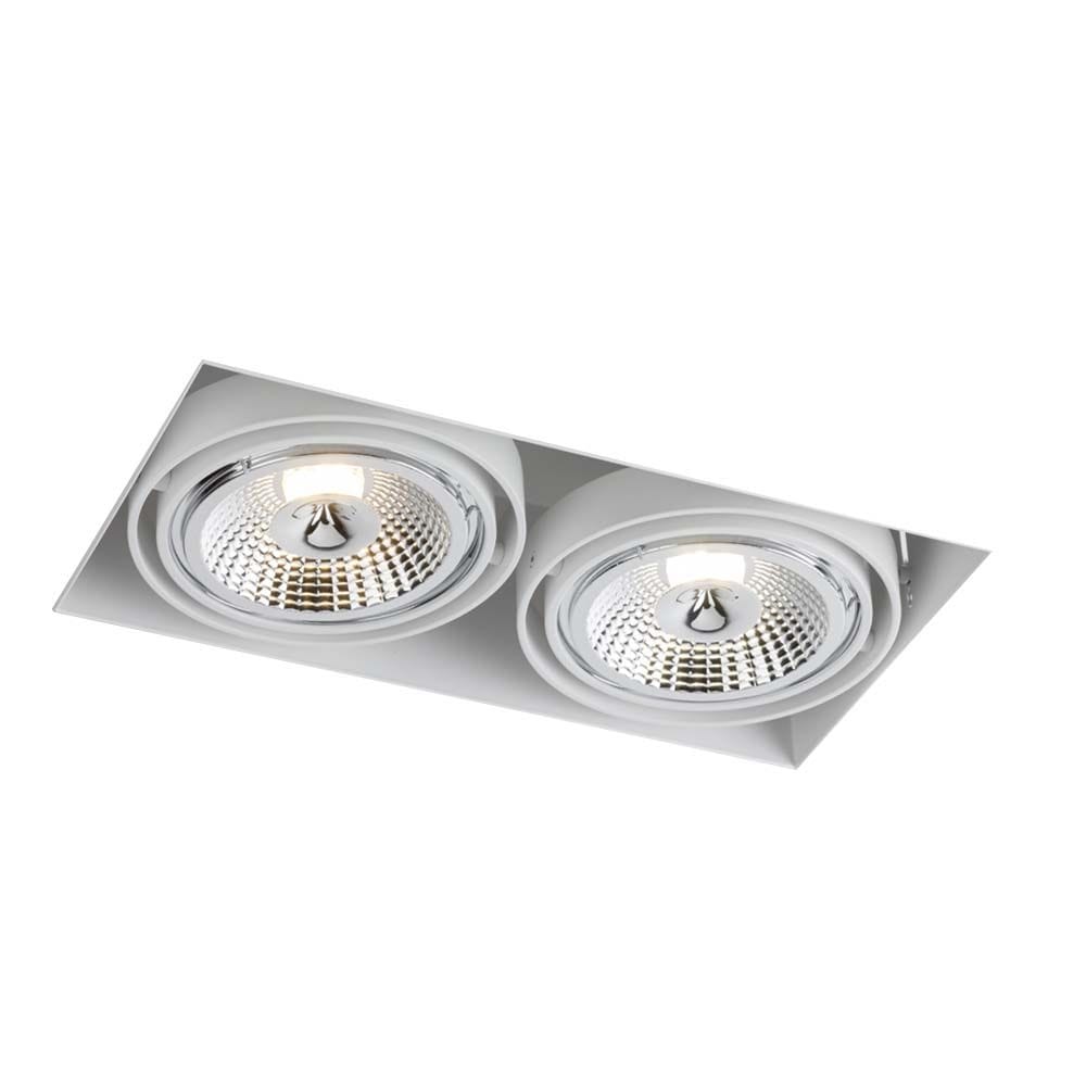 Lampa wpuszczana Komoro 2 - Biała 7328 - Antigo