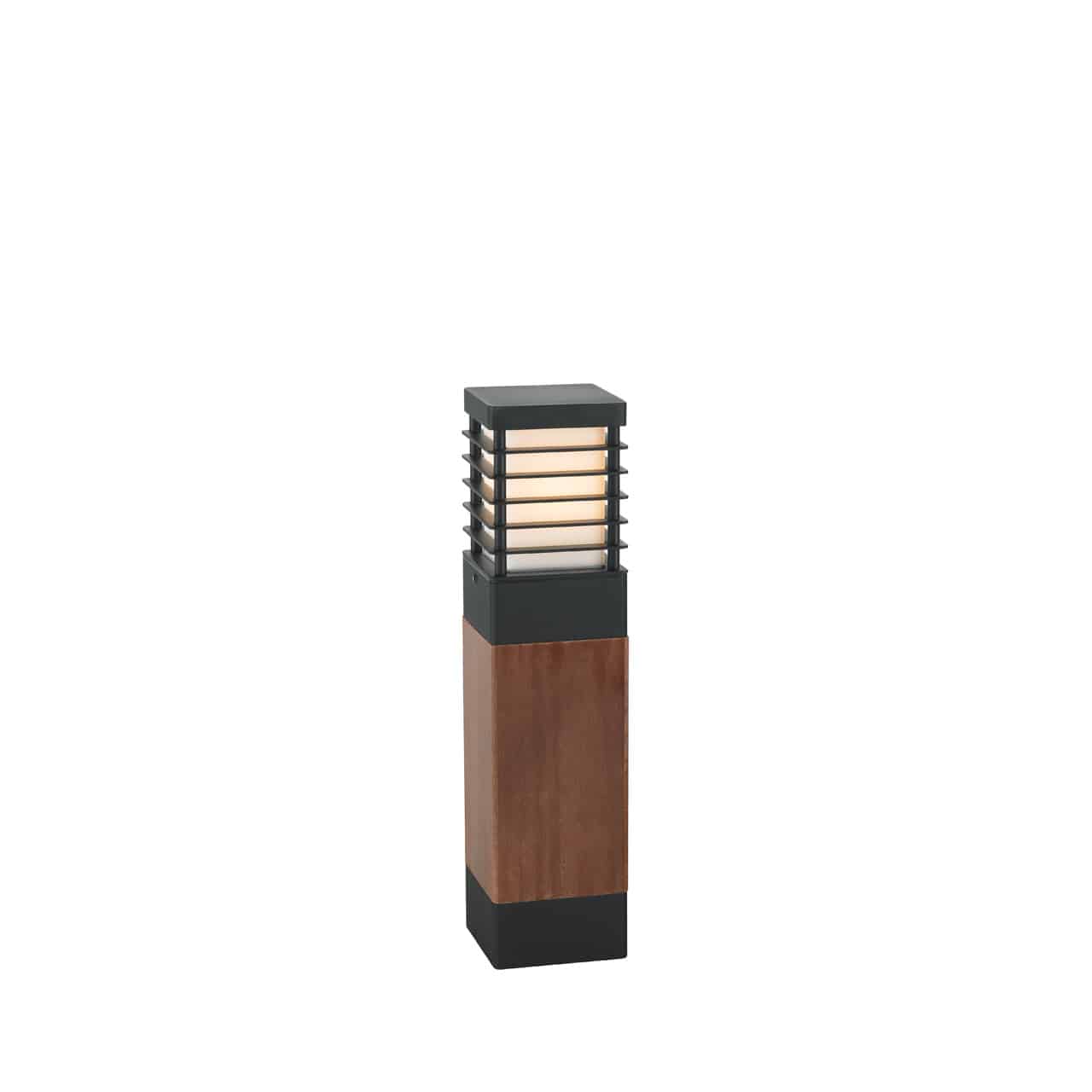Lampa stojąca słupek drewno HALMSTAD 49CM 1400B - Norlys - obrazek 2