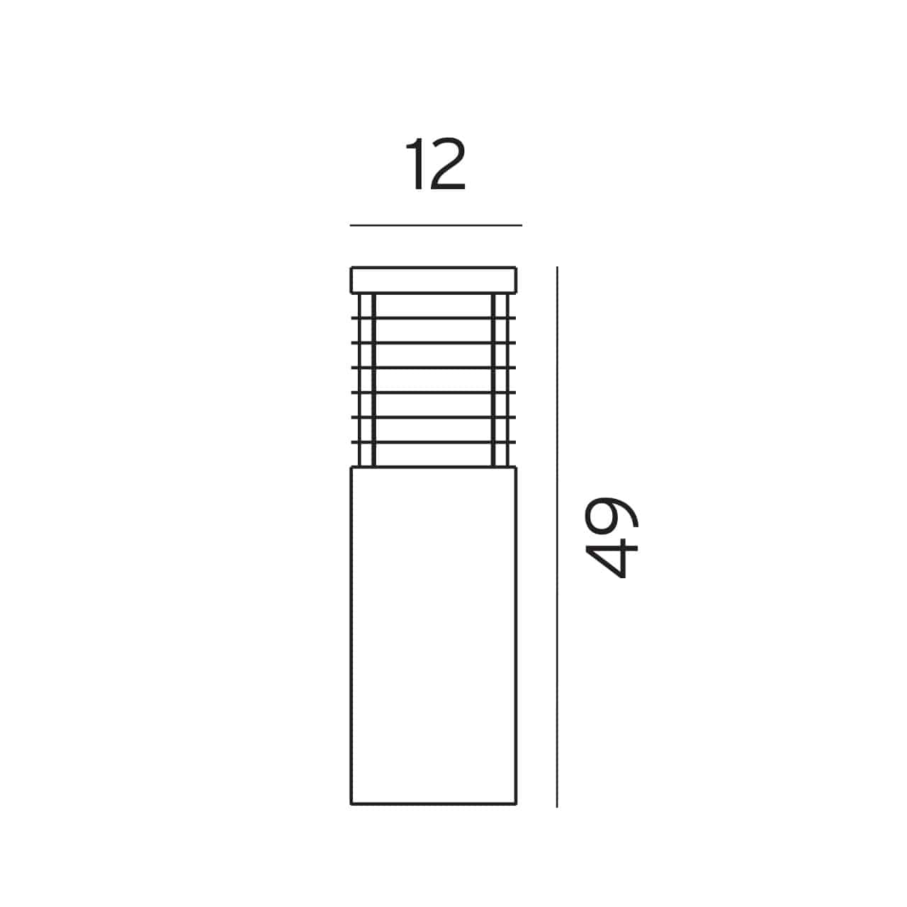 Lampa stojąca słupek drewno HALMSTAD 49CM 1400B - Norlys - obrazek 9