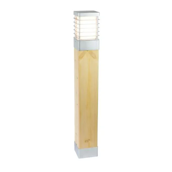 Lampa stojąca słupek drewno HALMSTAD 85CM 1413GA - Norlys