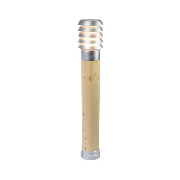 Lampa stojąca na ogród drewniana ALTA 85CM 1443GA - Norlys
