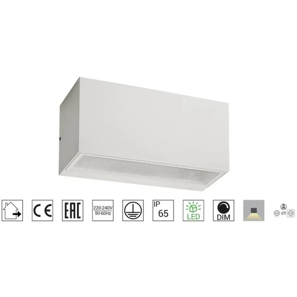 Kinkiet ASKER 1726 WHITE LED - Norlys