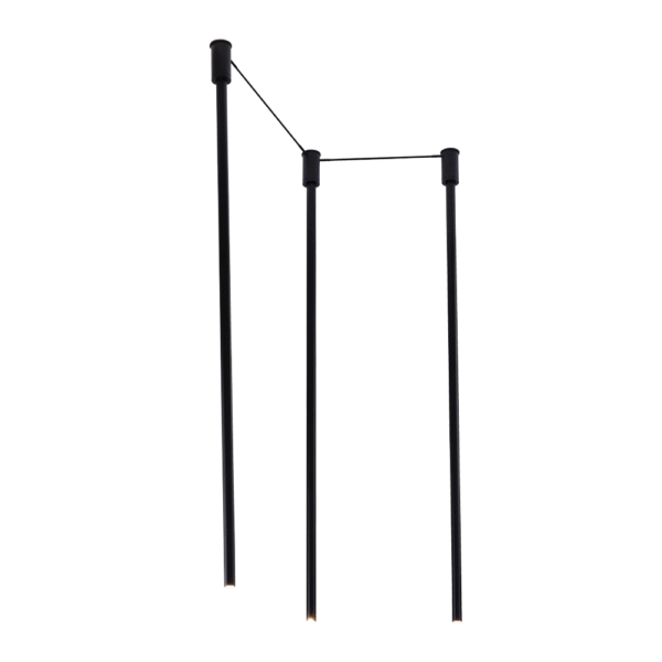 Lampa wisząca alha N 3 - Czarna 9004  - Antigo