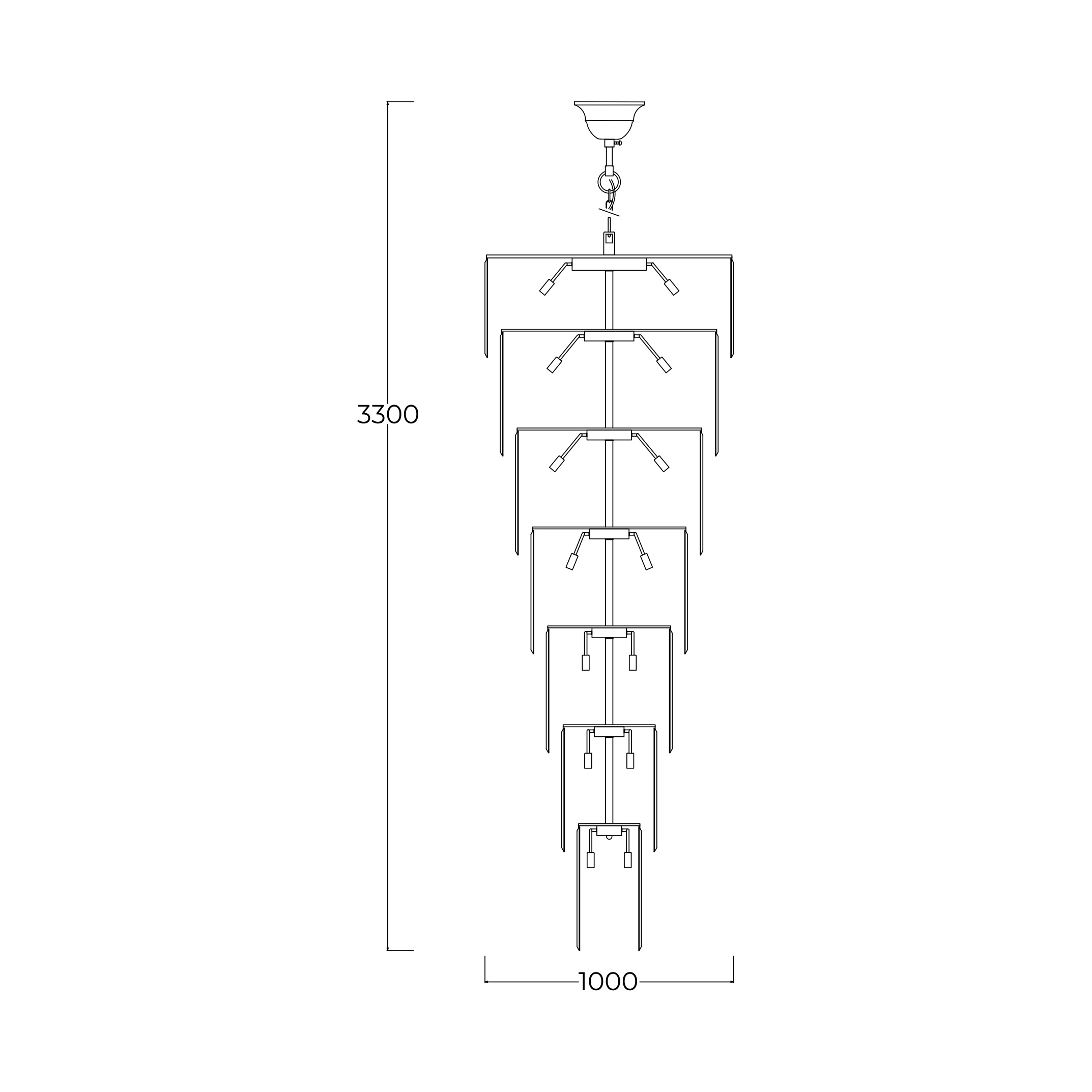 Lampa wisząca LUXE 18006-69-CHR - Zuma Line - obrazek 3