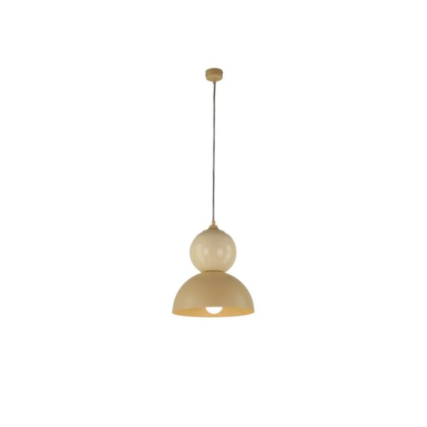 Lampa wisząca ceramiczna TIGALI 2 żółty piasek 5242 - Antigo