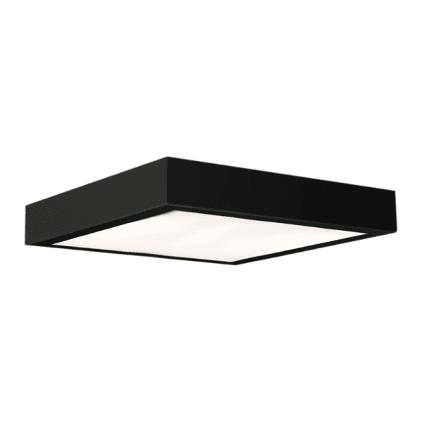 Plafon Nomi - Czarny (420x420 mm) 3000K 1151 - Antigo