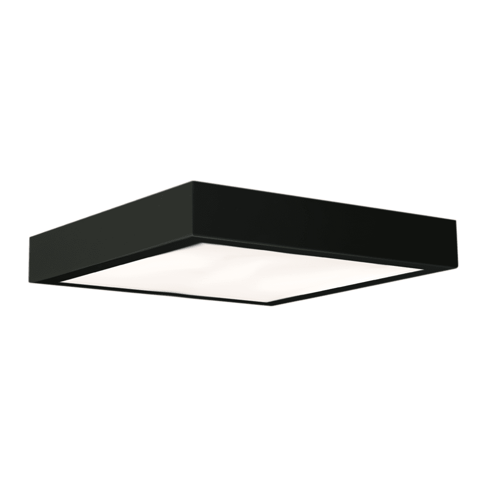 Plafon Nomi - Czarny (420x420 mm) 3000K 1151 - Antigo