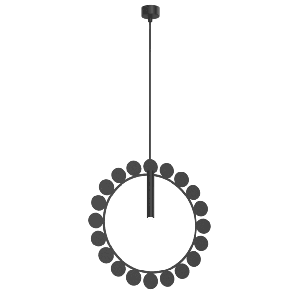 Lampa wisząca no. O - Czarna (420 mm) 5060 - Antigo
