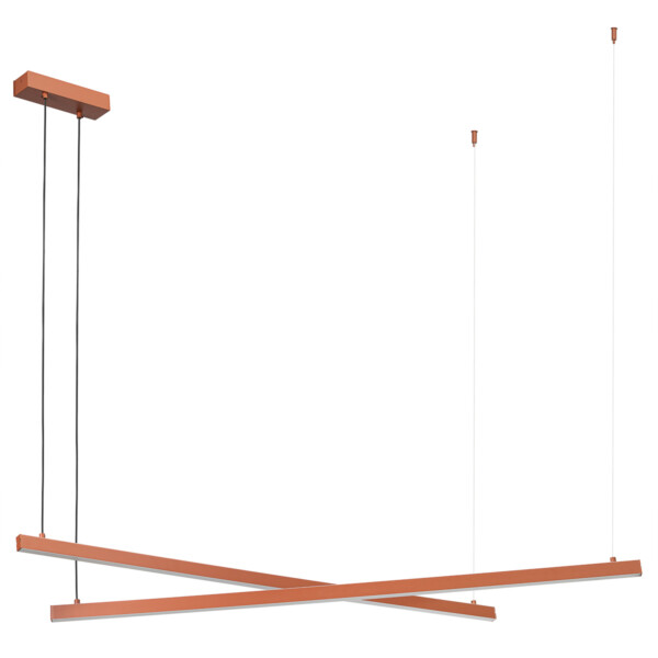 Lampa wisząca góra / dół MIAMI terakota 8837 - Argon