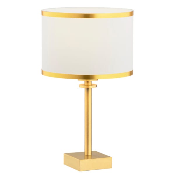 Lampa stołowa ABBANO śmietankowa ze złotem 8029 - Argon