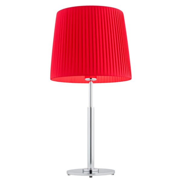 Lampa stołowa plisowana czerwona ASTI 3846 - Argon