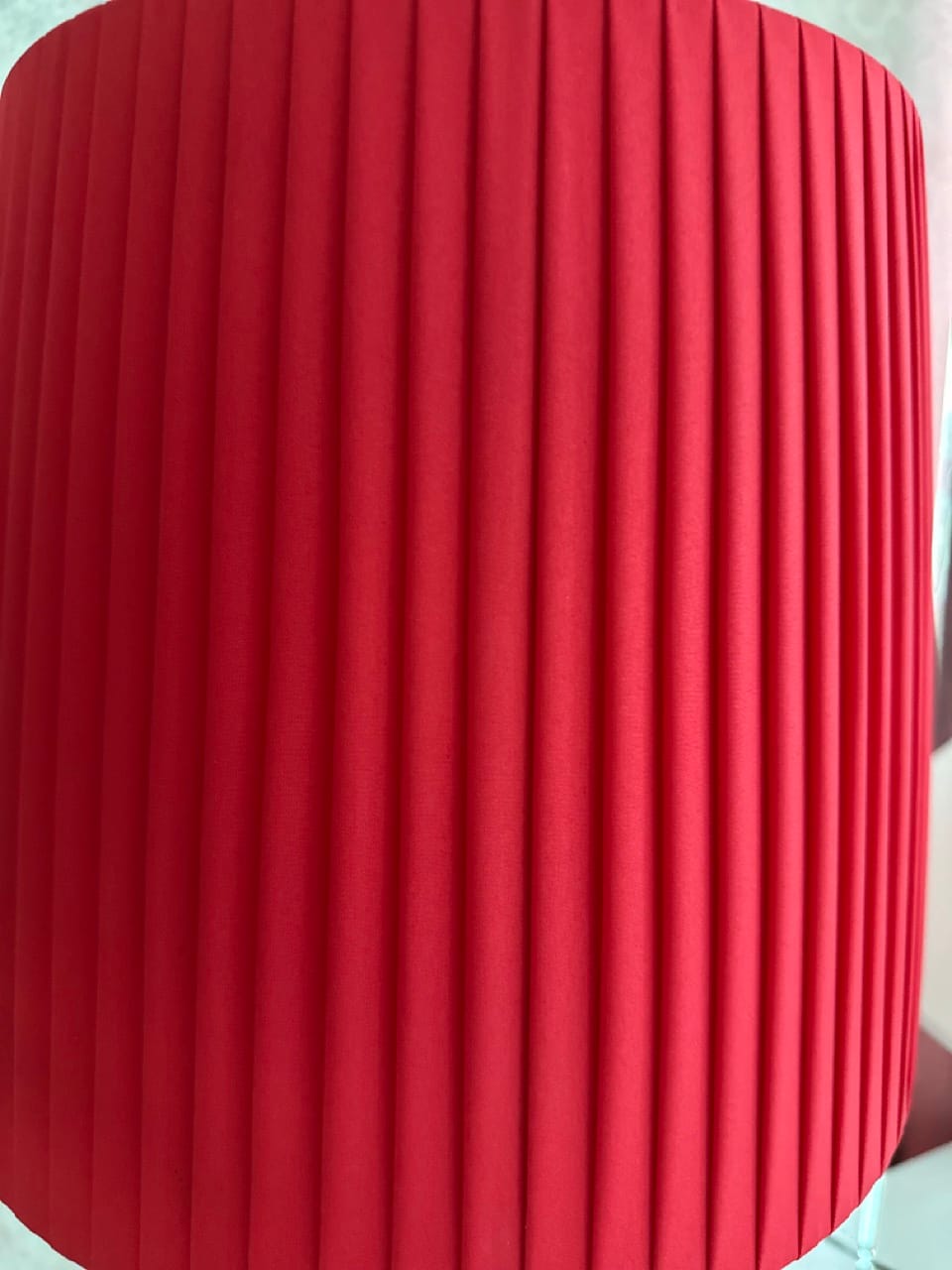Lampa podłogowa z czerwonym abażurem ASTI 3848 - Argon - obrazek 4