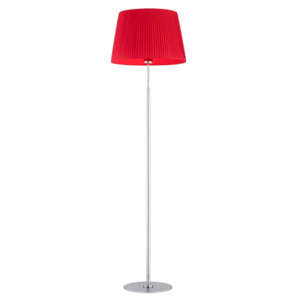 Lampa podłogowa z czerwonym abażurem ASTI 3848 - Argon