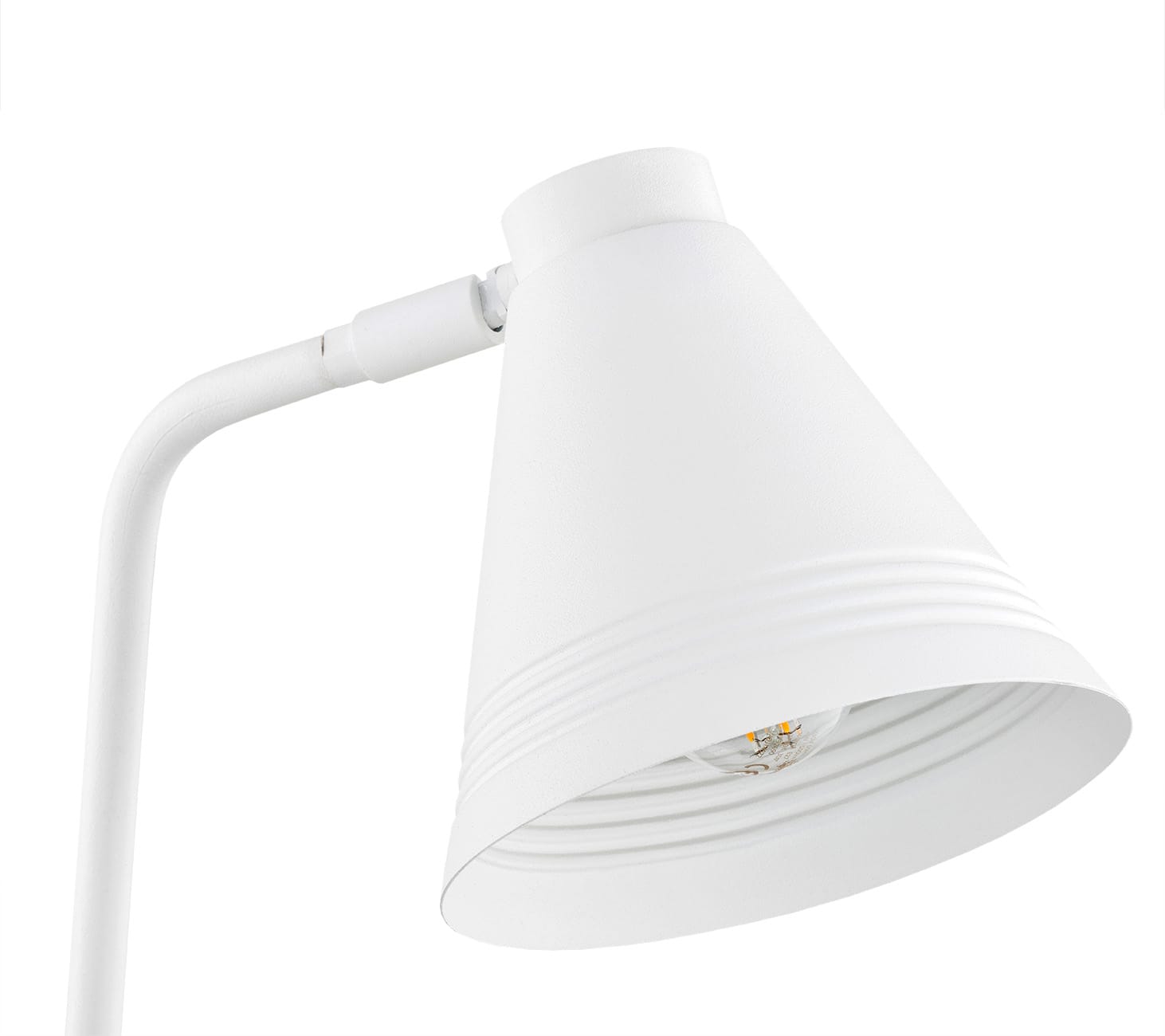 Lampa stołowa na biurko biała AVALONE 8000 - Argon - obrazek 4