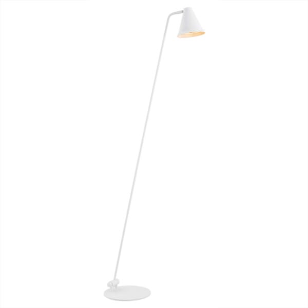 Lampa podłogowa biała pojedyncza AVALONE 8001 - Argon