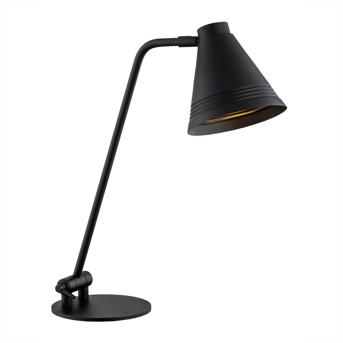Lampa Stołowa na Biurko Czarna AVALONE 8002 - Argon