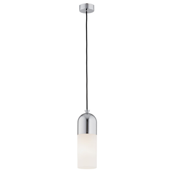 Lampa wisząca nowoczesna szklana BURGOS 4211 chromowana - Argon