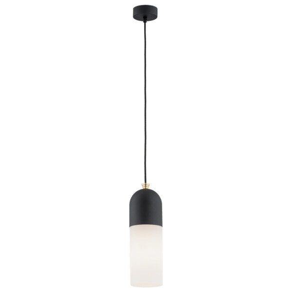 Lampa wisząca nowoczesna szklana BURGOS 4213 czarna - Argon