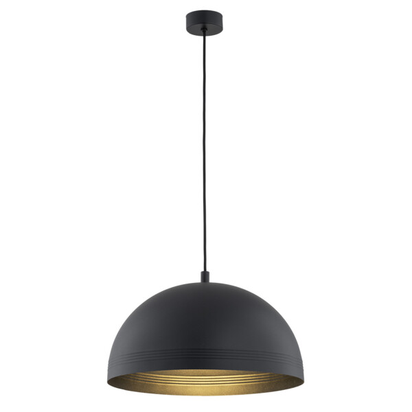 Lampa wisząca stalowa BONITA 8242 czerń ze złotem - Argon