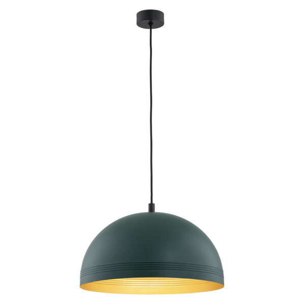 Lampa wisząca stalowa BONITA 8243 zieleń ze złotem - Argon