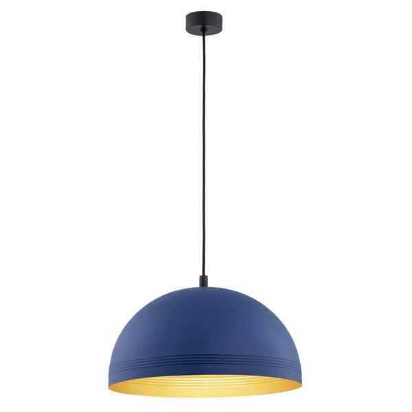 Lampa wisząca stalowa BONITA 8244 granat ze złotem - Argon