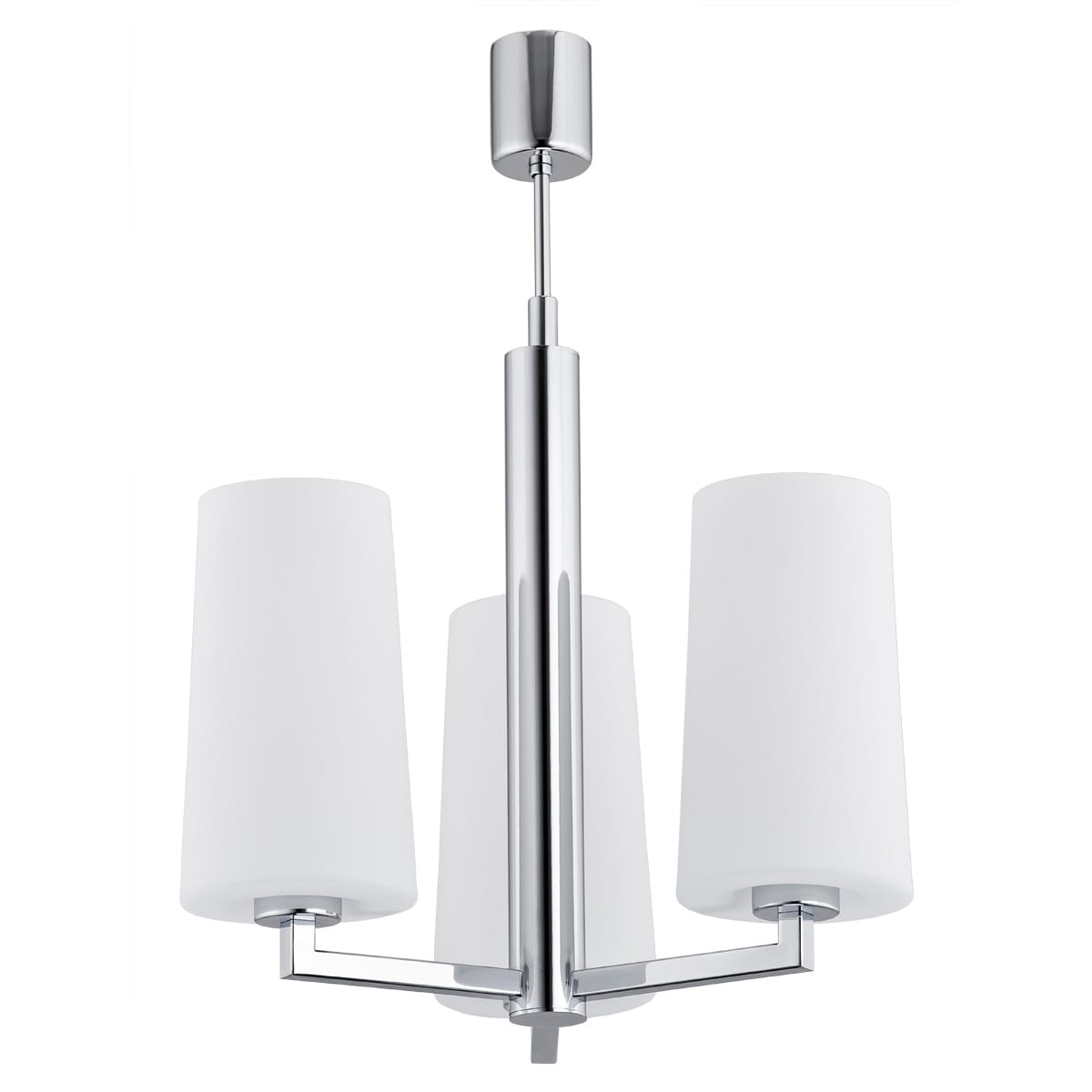 Żyrandol nowoczesny CAMELOT 1224 biel i chrom – Argon