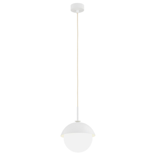 Lampa wisząca szklana kula CAPPELLO 8294 biała - Argon