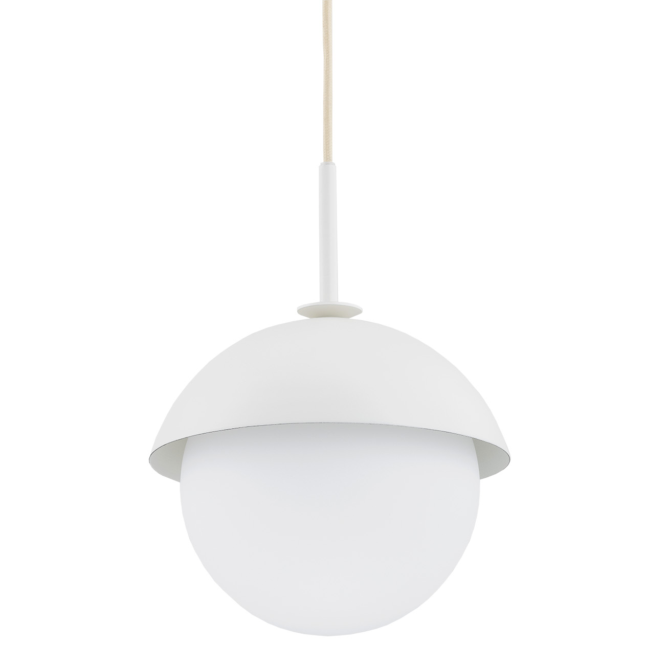 Lampa wisząca szklana kula CAPPELLO 8294 biała - Argon - obrazek 3