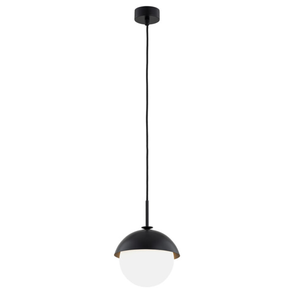 Lampa wisząca szklana kula CAPPELLO 8295 czarna - Argon