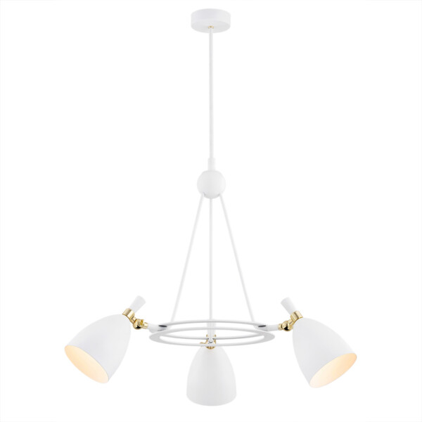 Żyrandol nowoczesny CHARLOTTE 6148 biały - Argon