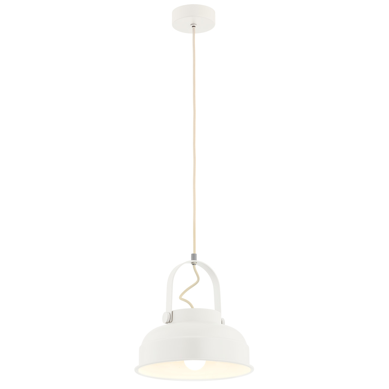 Lampa wisząca industrialna DAKOTA 8284 biała - Argon