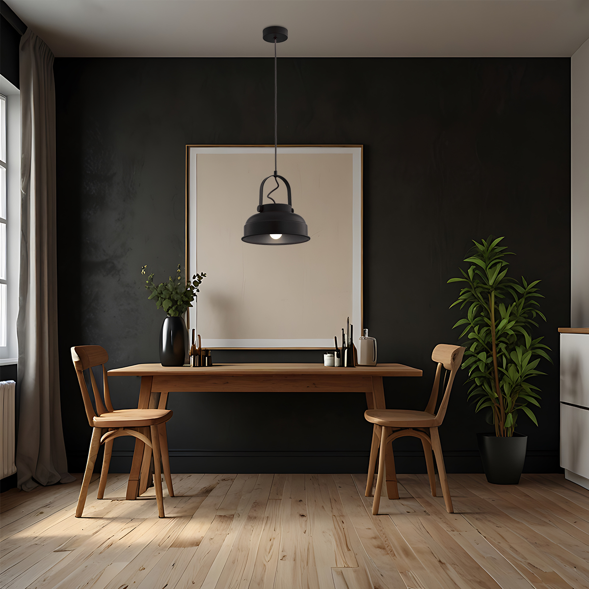 Lampa wisząca industrialna DAKOTA 8285 czarna - Argon - obrazek 2