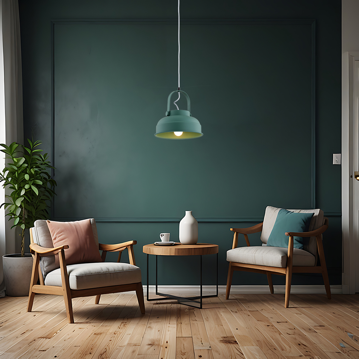 Lampa wisząca industrialna DAKOTA 8287 zielona - Argon - obrazek 2