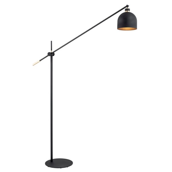Lampa podłogowa czarna DETROIT 4735 - Argon
