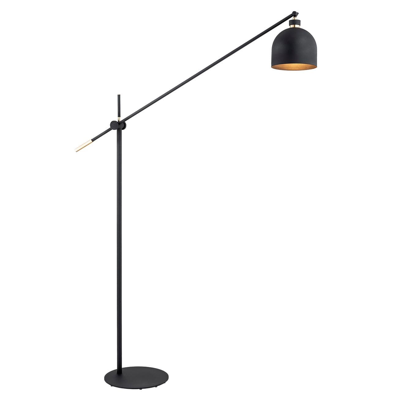 Lampa podłogowa czarna DETROIT 4735 - Argon